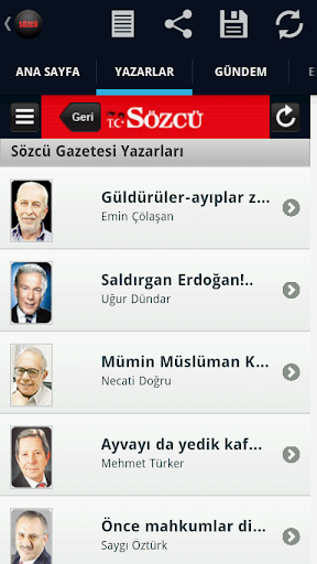 【免費新聞App】Sözcü Gazetesi Droid-APP點子