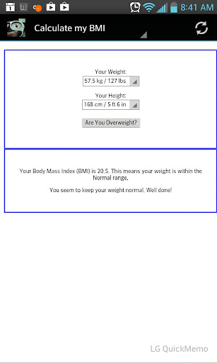 Simple BMI Calculator