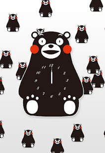 Kumamon Clock Live Wallpaper