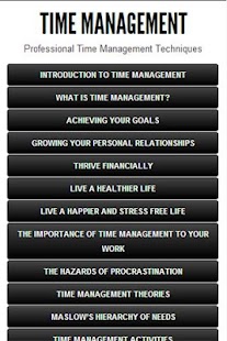 TIME MANAGEMENT - screenshot thumbnail