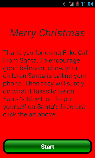 Fake Call From Santa