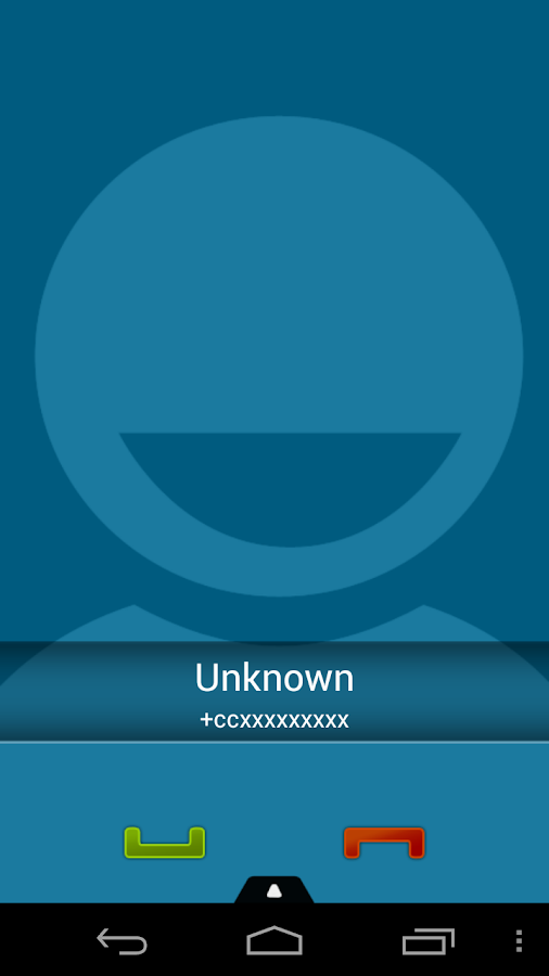 BIG! Full Screen Caller ID Key - screenshot