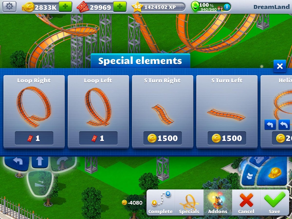 RollerCoaster Tycoon 4 Mobile v1.5.1(Unlimited Money) Official Android®
