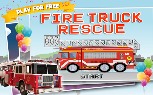 Fire Truck Rescue: Racing Game