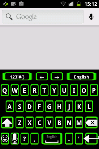 【免費個人化App】Neon Green Keyboard-APP點子