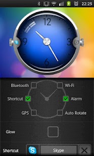 Colorful Glass Clock Widget HD Screenshots 7