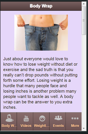 【免費健康App】Weight Loss Wraps-APP點子