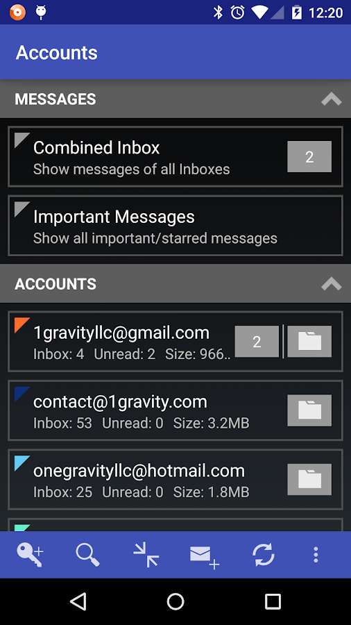    K-@ Mail Pro - Email App- screenshot  