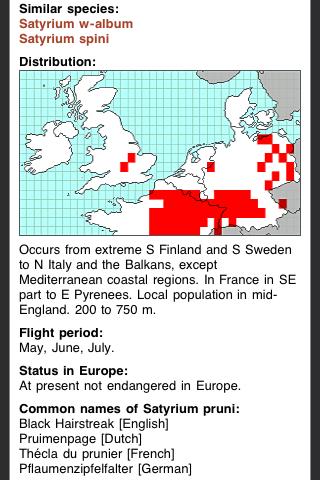 Butterflies of NW Europe Screen 3