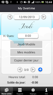  My Overtime - Contrôle Horaire – Vignette de la capture d'écran  