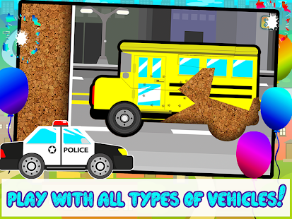 Kids Car, Vehicles Puzzle Game Screenshots 13