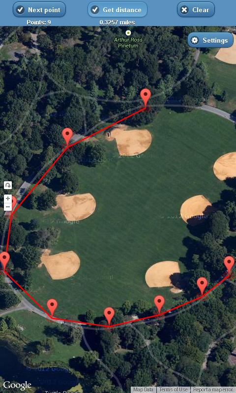 Distance Meter Screen 1