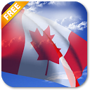 3D Canada Flag mobile app icon