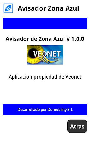 Avisador de Zona Azul Veonet