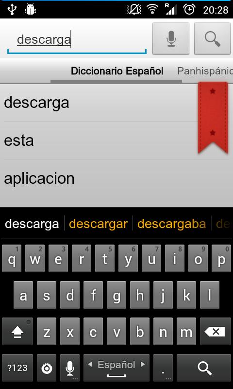 Diccionario Español RAE Donate Screen 3
