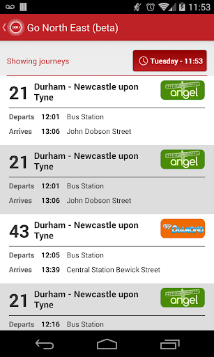 【免費交通運輸App】Go North East (beta)-APP點子