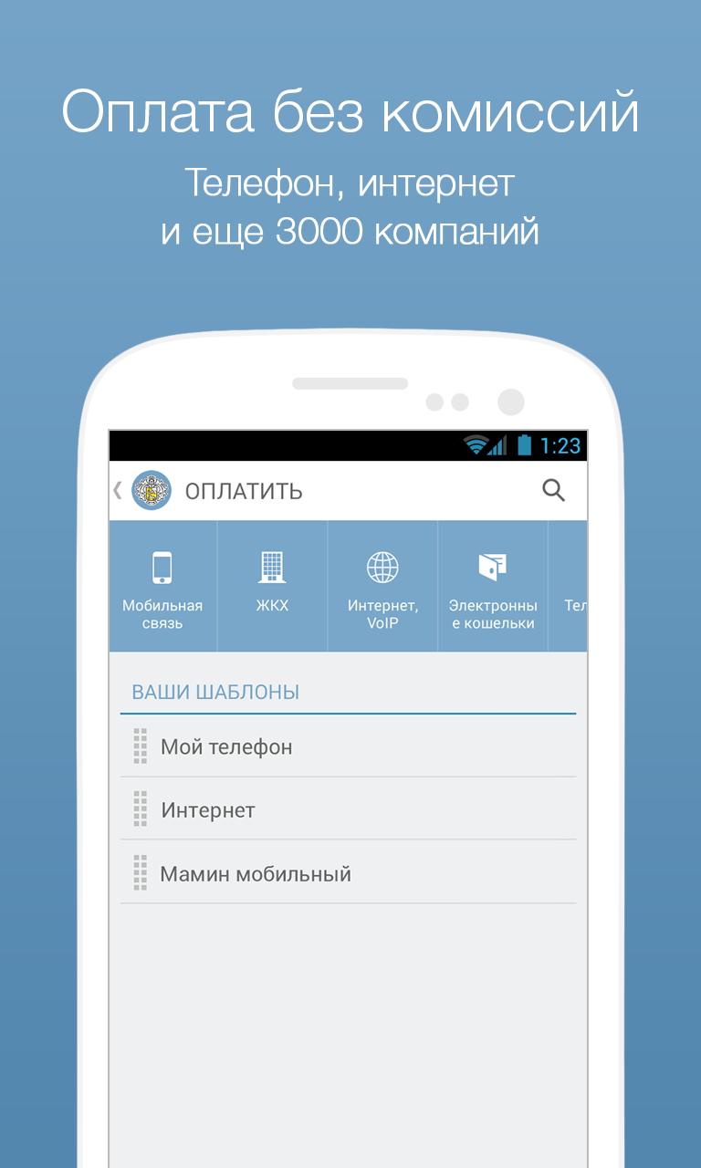 Tinkoff Mobile Wallet Screen 2