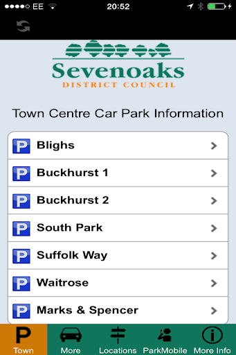 Sevenoaks District Parking