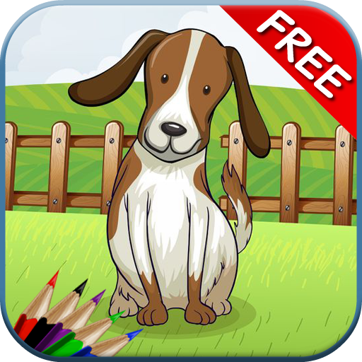 Free Dog Coloring Book LOGO-APP點子