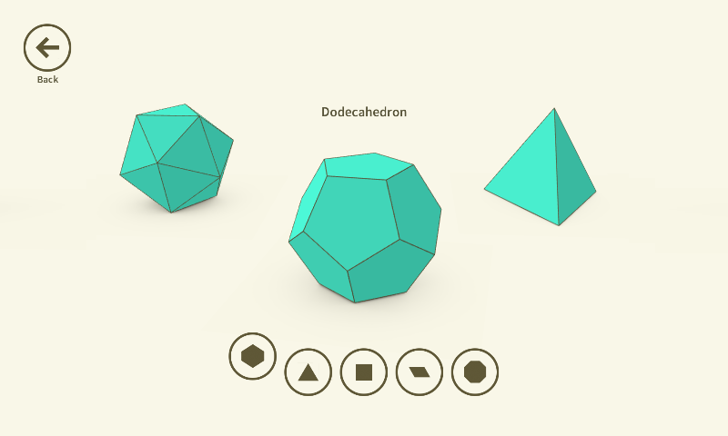 Shapes - 3D Geometry Learning Screen 3