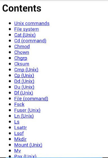 Unix Commands