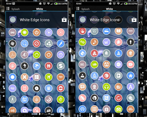 【免費個人化App】WHITE EDGE ICONS APEX/NOVA/ADW-APP點子