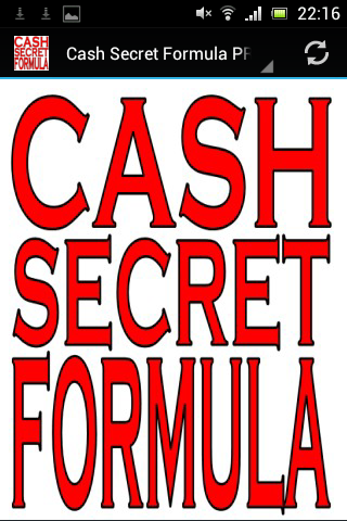 Android application Cash Secret Formula PRO screenshort