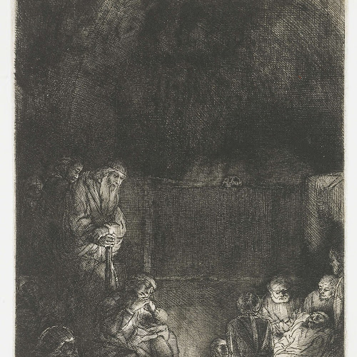 The Entombment, Rembrandt van Rijn, c. 1654 - Rijksmuseum