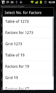 Multiplication Tables Legacy Screenshots 7
