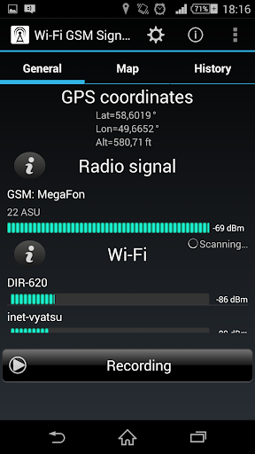 Wi-Fi GSM Signals Tracker