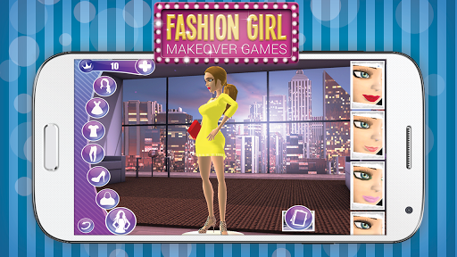 3D Fashion Girl Makeover Games