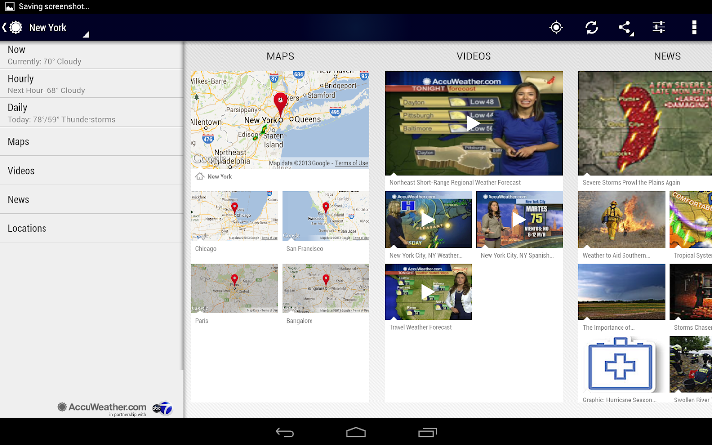 AccuWeather Platinum - screenshot