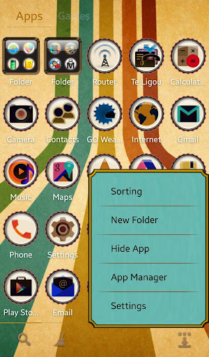 【免費個人化App】Retro GO Launcher EX Theme-APP點子