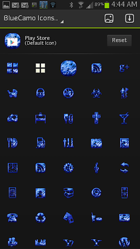 ICON SET BlueCamo