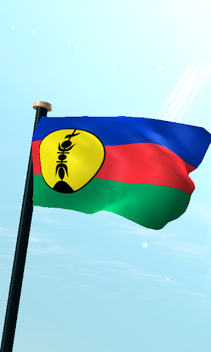 New Caledonia Flag 3D Free