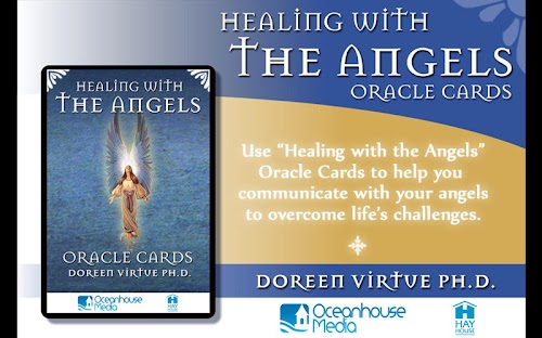 Android application Heal with Angels Oracle Cards screenshort