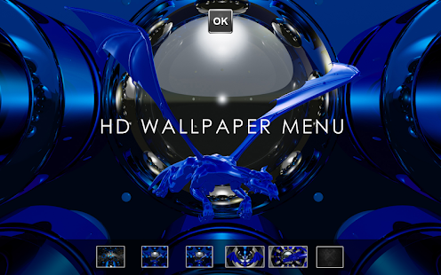 blue dragon laser clock - screenshot thumbnail