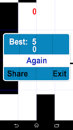 Tap black not white tile free poster 5