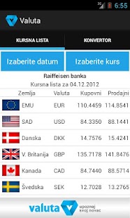 Kursna lista i konvertor Screenshots 0