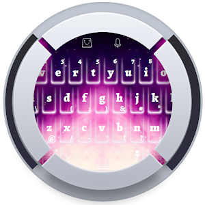 Purple Galaxies TouchPal Theme 4.1