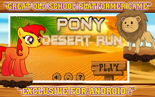 Pony Desert Run