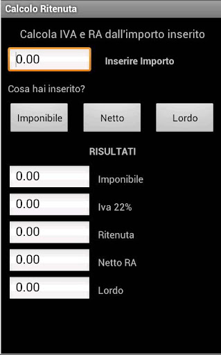 Calcolo Ritenuta Free