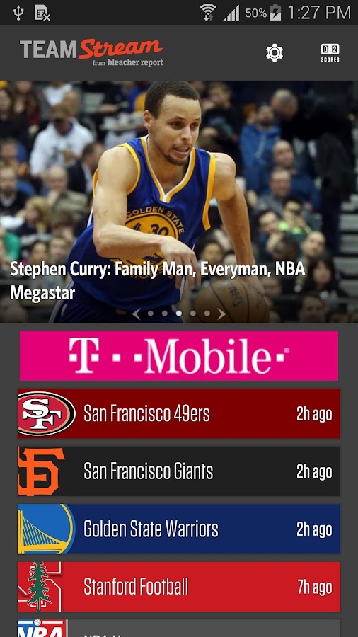 Team Stream by Bleacher Report Android Apps on Google Play