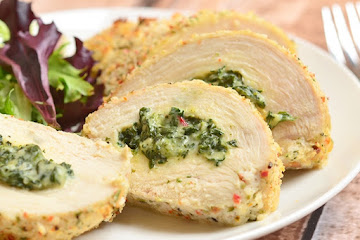 Spinach-Stuffed Chicken