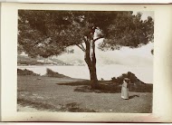 Gezicht op de kuststrook van Menton met nabij gelegen plaatsen