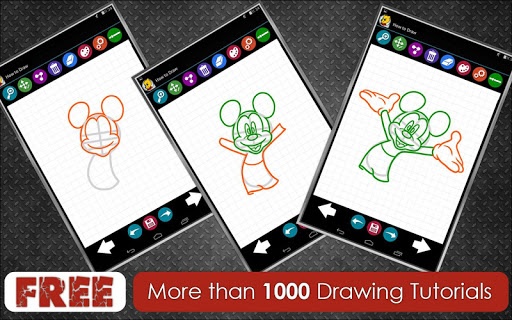 【免費冒險App】How to Draw Cartoons-APP點子