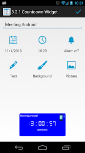Free 3-2-1 Countdown Widget APK for Android