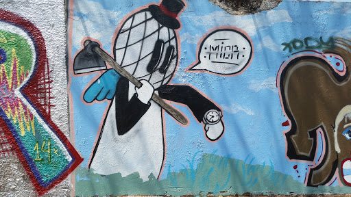 Panda e o Dog - Graffit Art