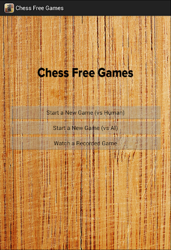 Chess Free Games