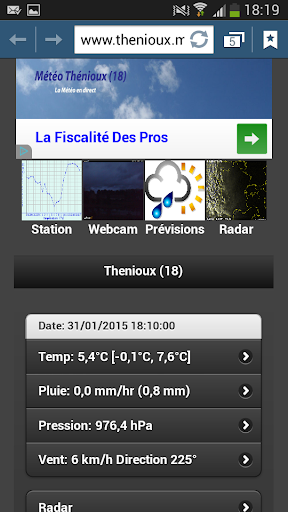 Météo Thénioux 18